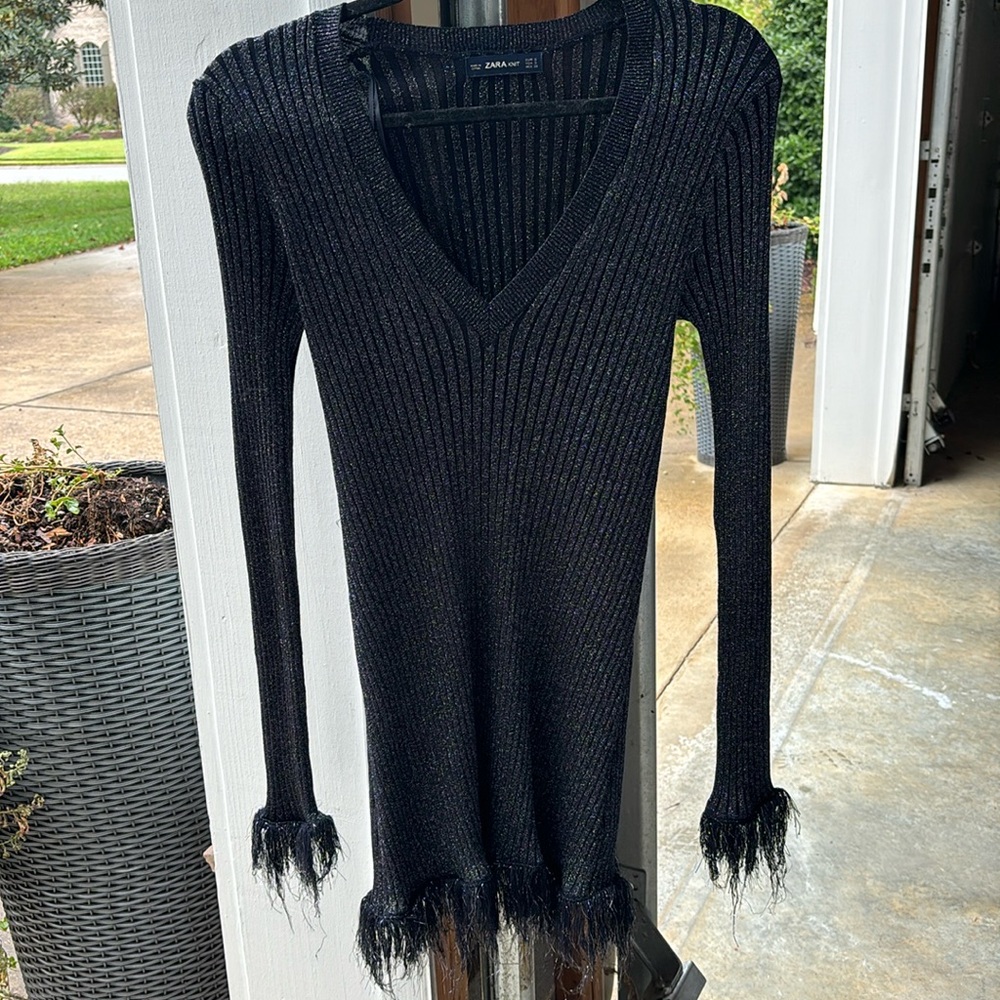 Zara metallic knit set